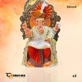 36 Inch Ganpati Murti (Eco Friendly Ganpati)