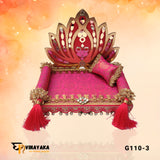 9x6 inch Lotus Singhasan