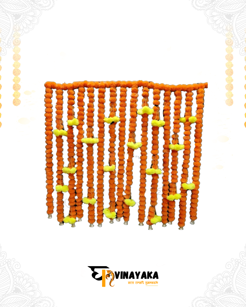 Artifical Marigold Orange Backdrop