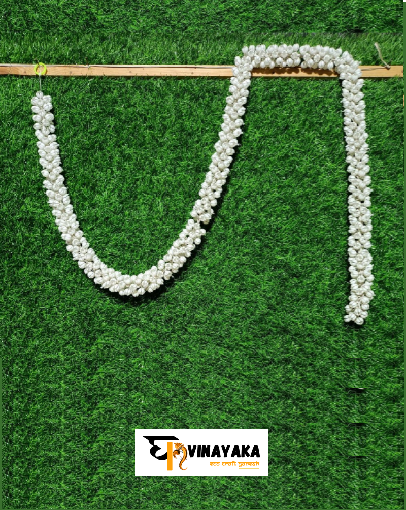 Artificial Mogra Hanging Long Flower line for Toran (1 Line)