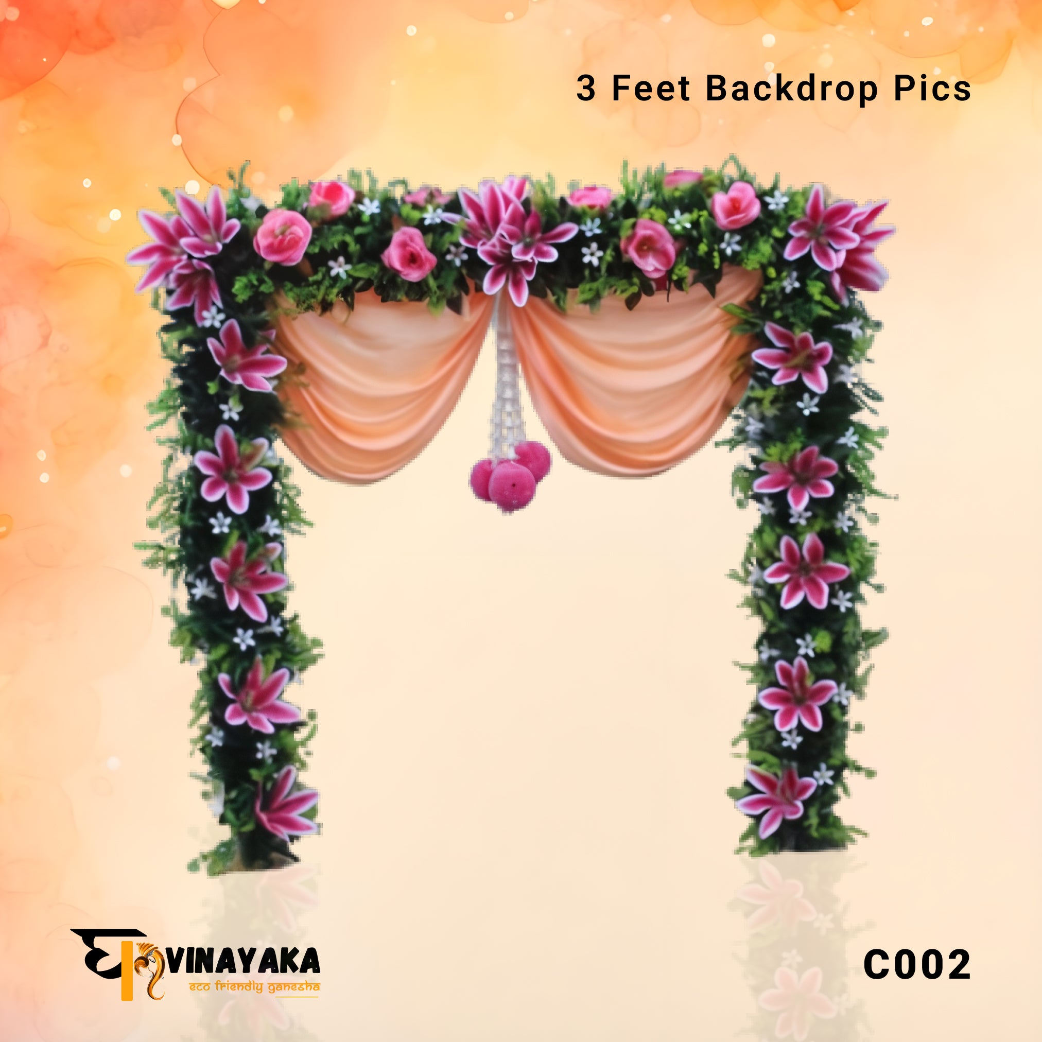 Floral Backdrop Stand