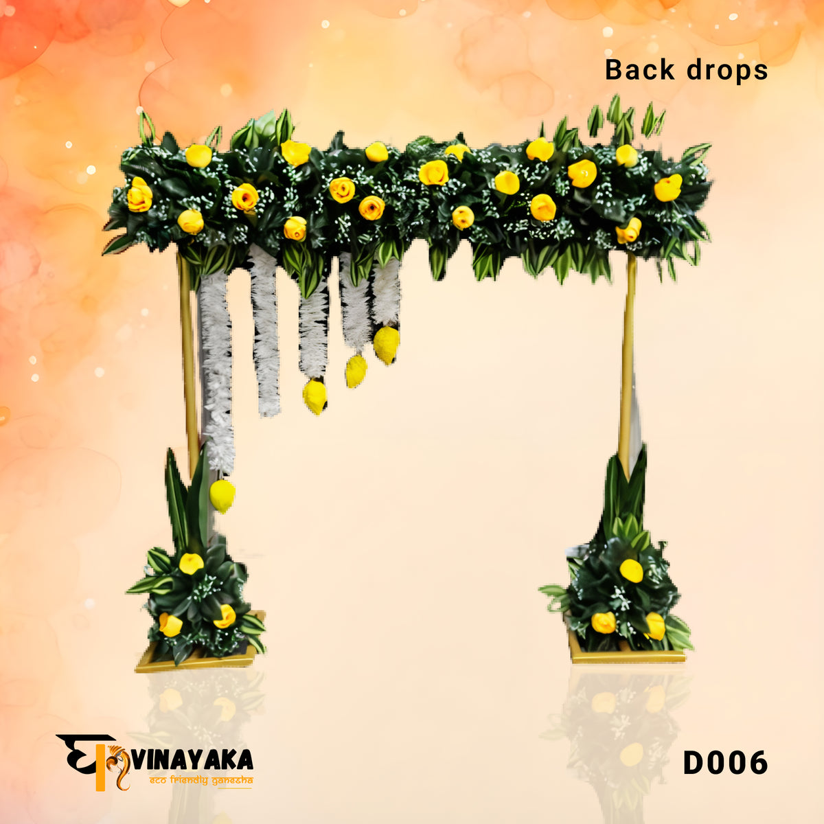 Floral Backdrop Stand