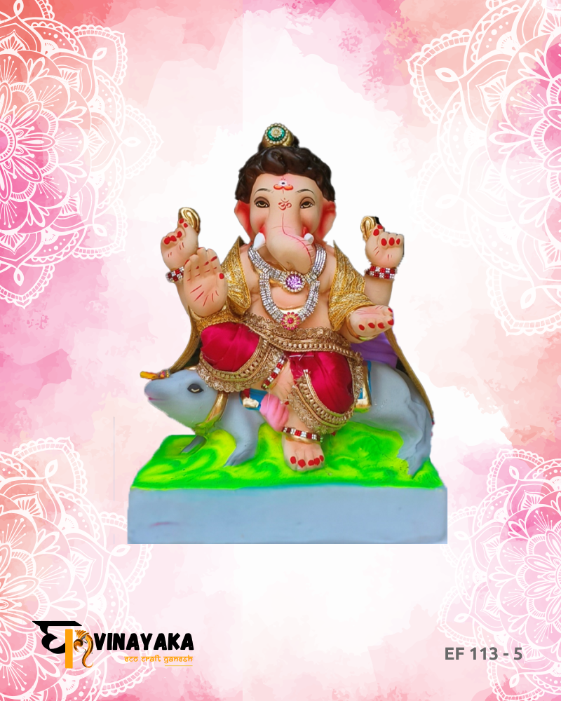 Ganesha EF113-5 (12 Inch) (Eco-Friendly Ganpati)