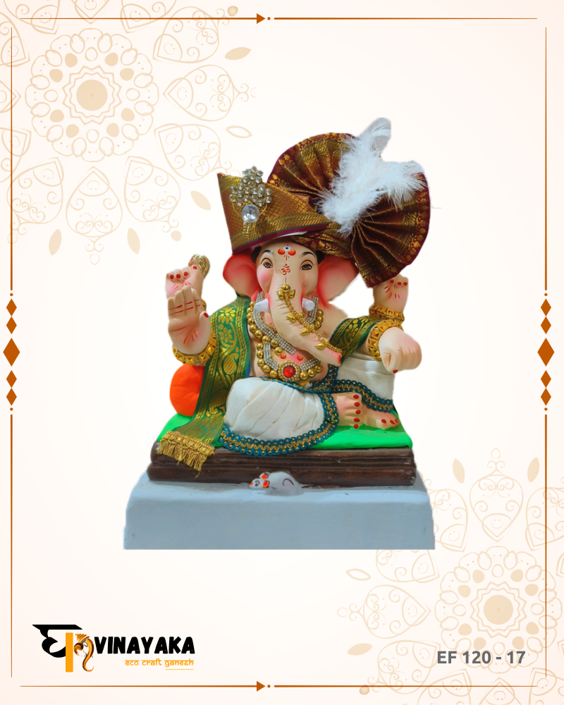 Ganesha EF120-17 (12 Inch) (Eco-Friendly Ganpati)