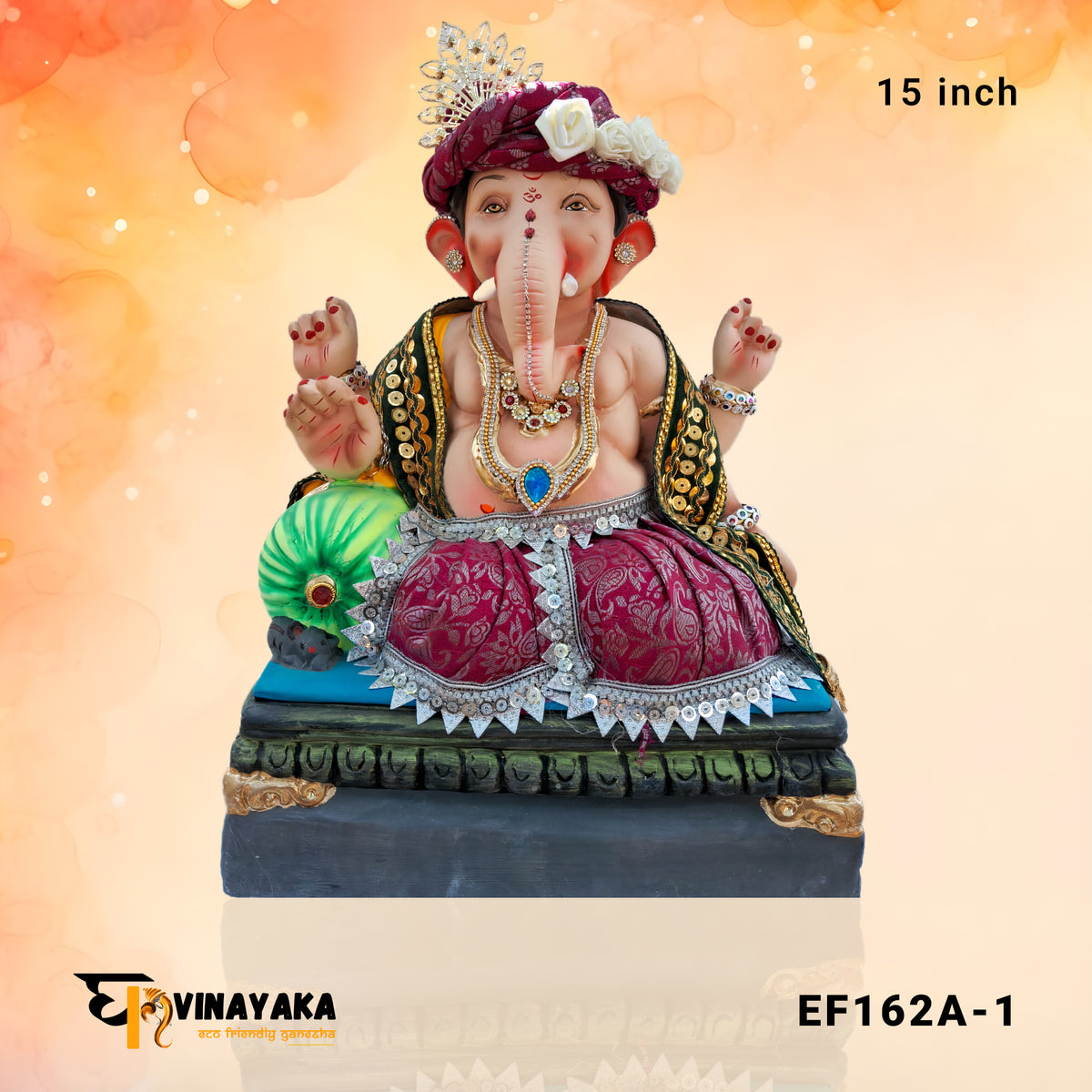 EF162A 15-Inch (Eco-Friendly Ganapati)