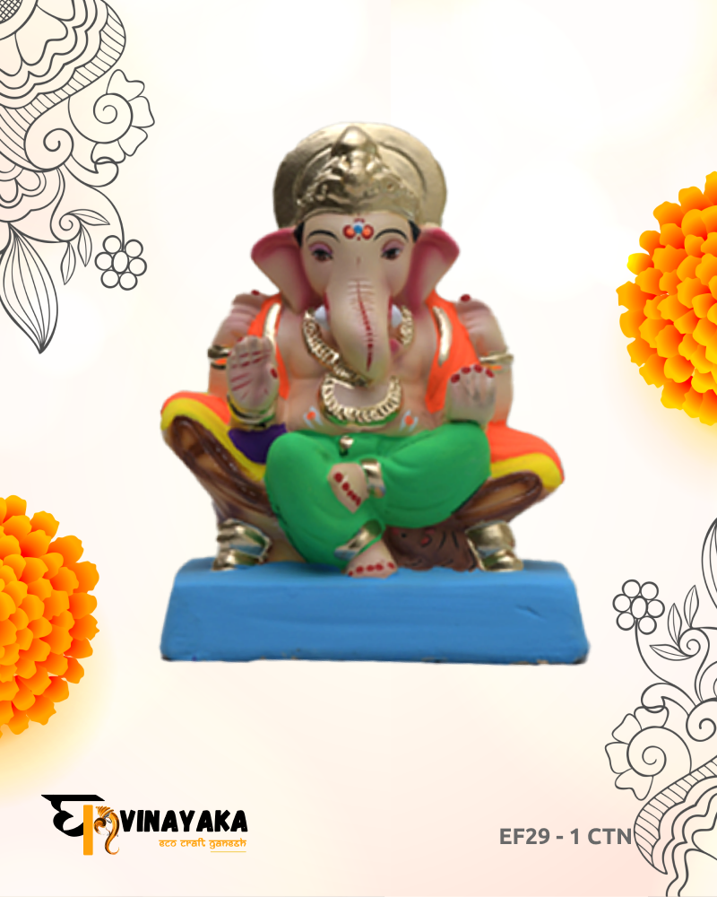 Ganesha EF29 (8 Inch) (Eco-Friendly Ganpati)