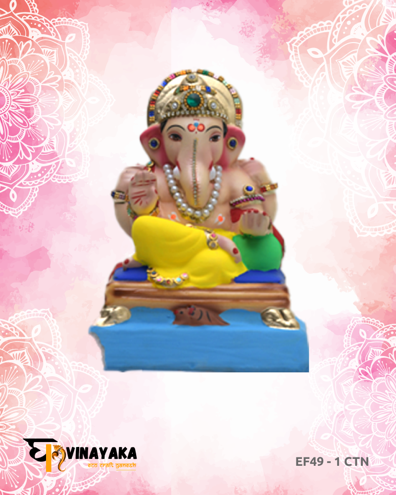 Ganesha EF49 (8 Inch) (Eco-Friendly Ganpati)