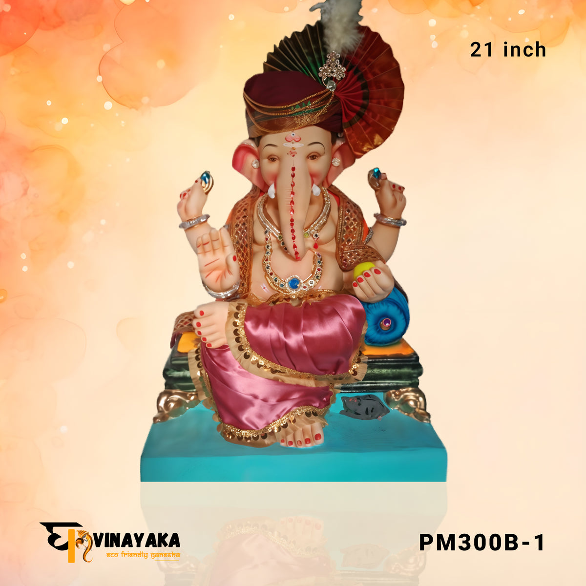 PM300B  21-Inch (Eco-Friendly Ganapati)