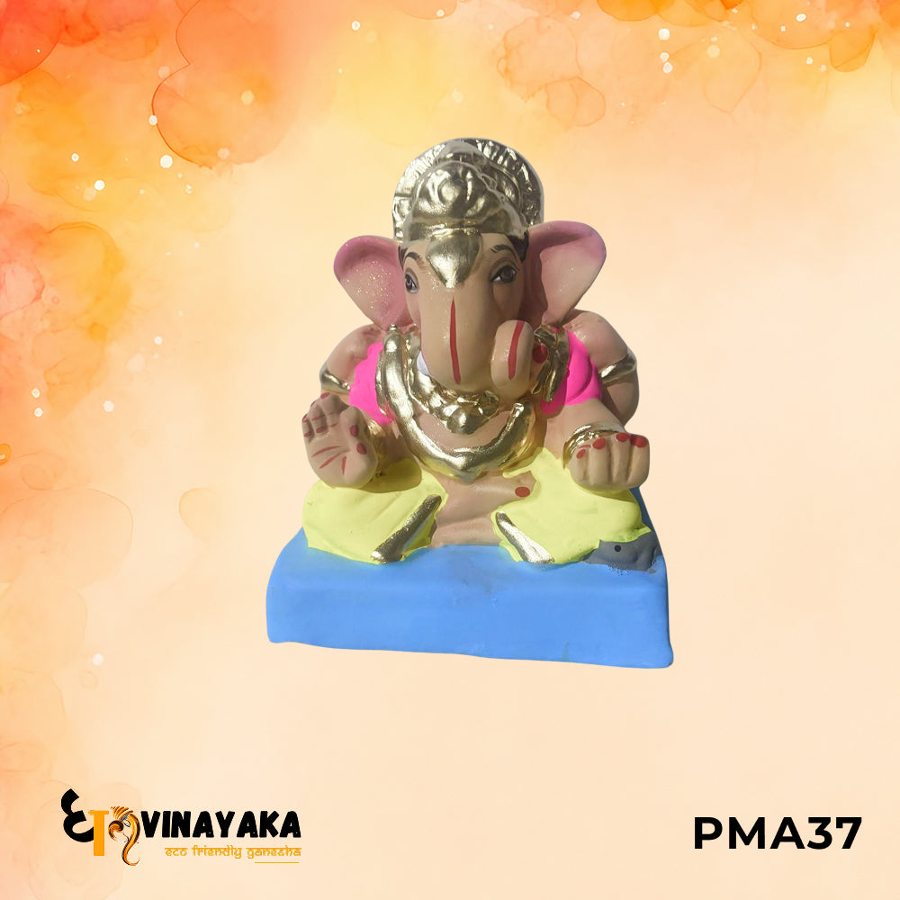 PMA37 - 6 Inch Eco Friendly Ganesha Idol