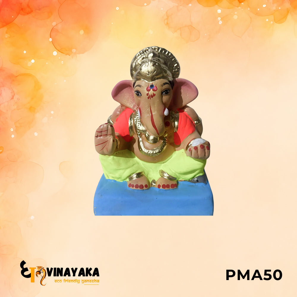 PMA50 - 6 Inch Eco Friendly Ganesha Idol