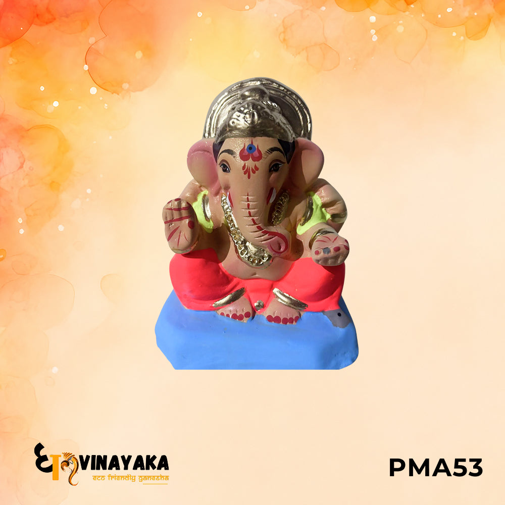 PMA53 - 6 Inch Eco Friendly Ganesha Idol