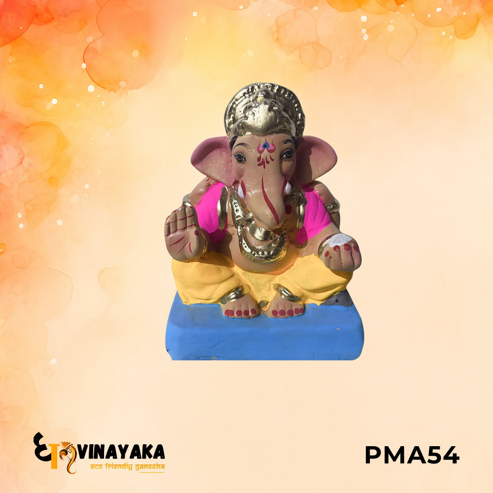 PMA54 - 6 Inch Eco Friendly Ganesha Idol