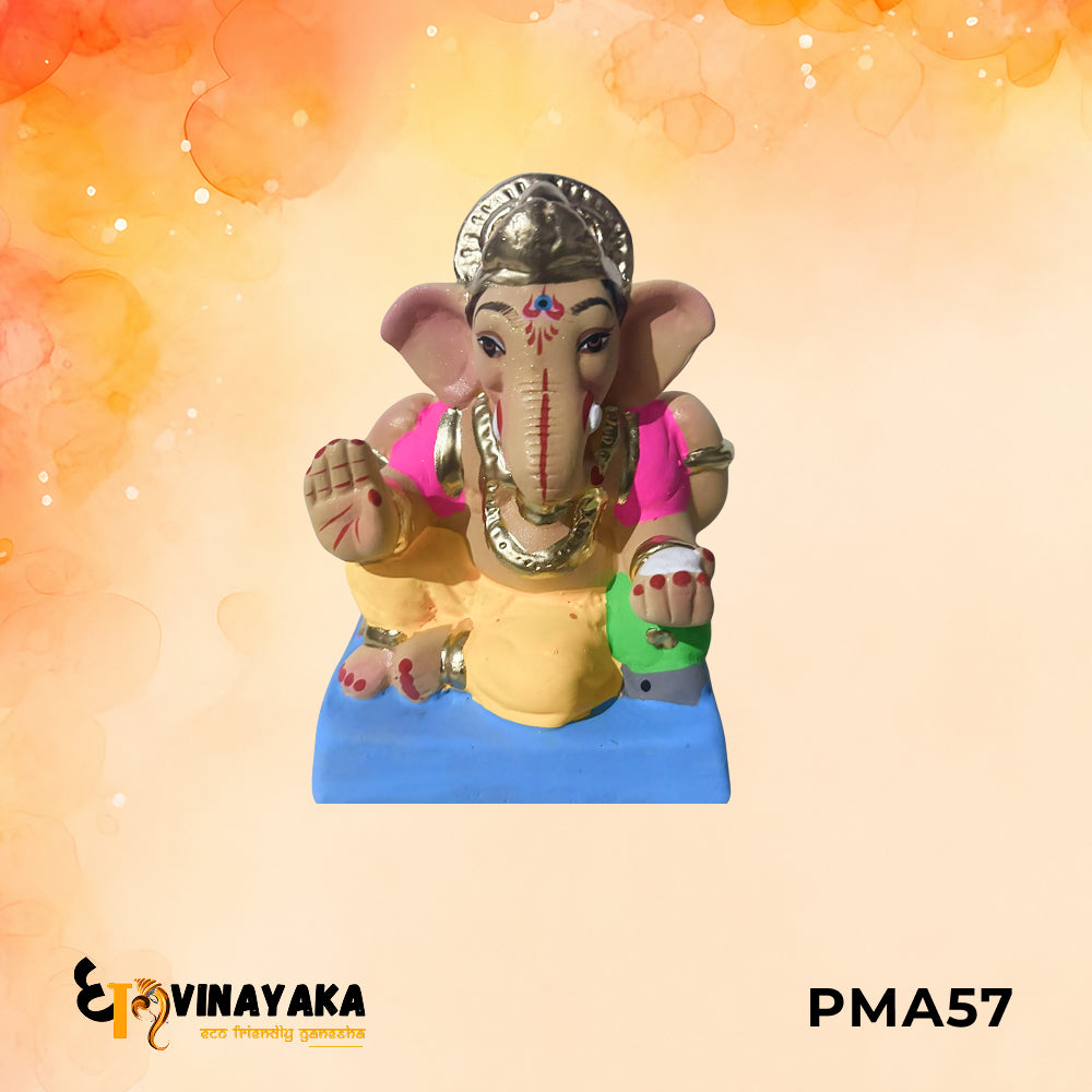 PMA57 - 6 Inch Eco Friendly Ganesha Idol