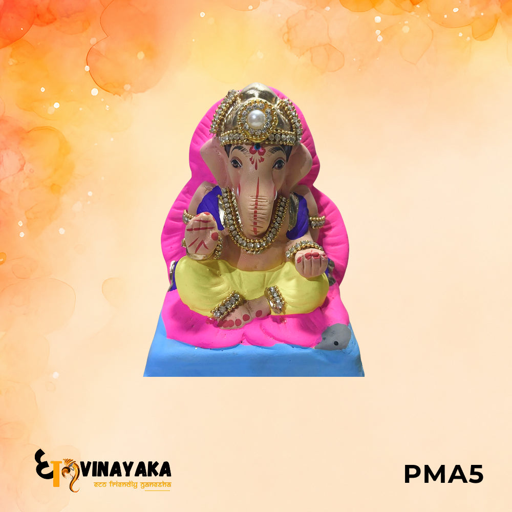 PMA5 - 6 Inch Eco Friendly Ganesha Idol