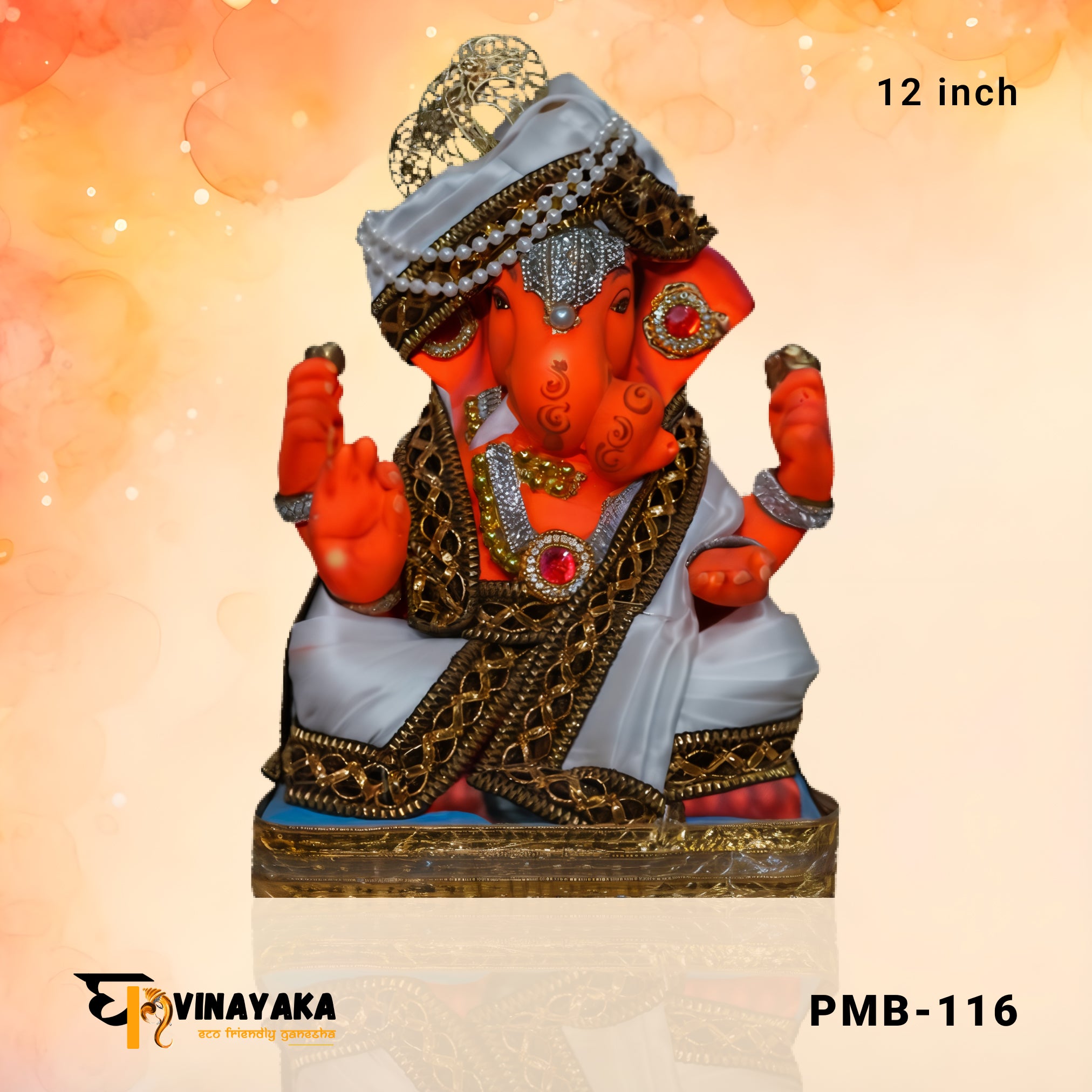 PM004-3 12 Inch (Eco Friendly Ganpati)
