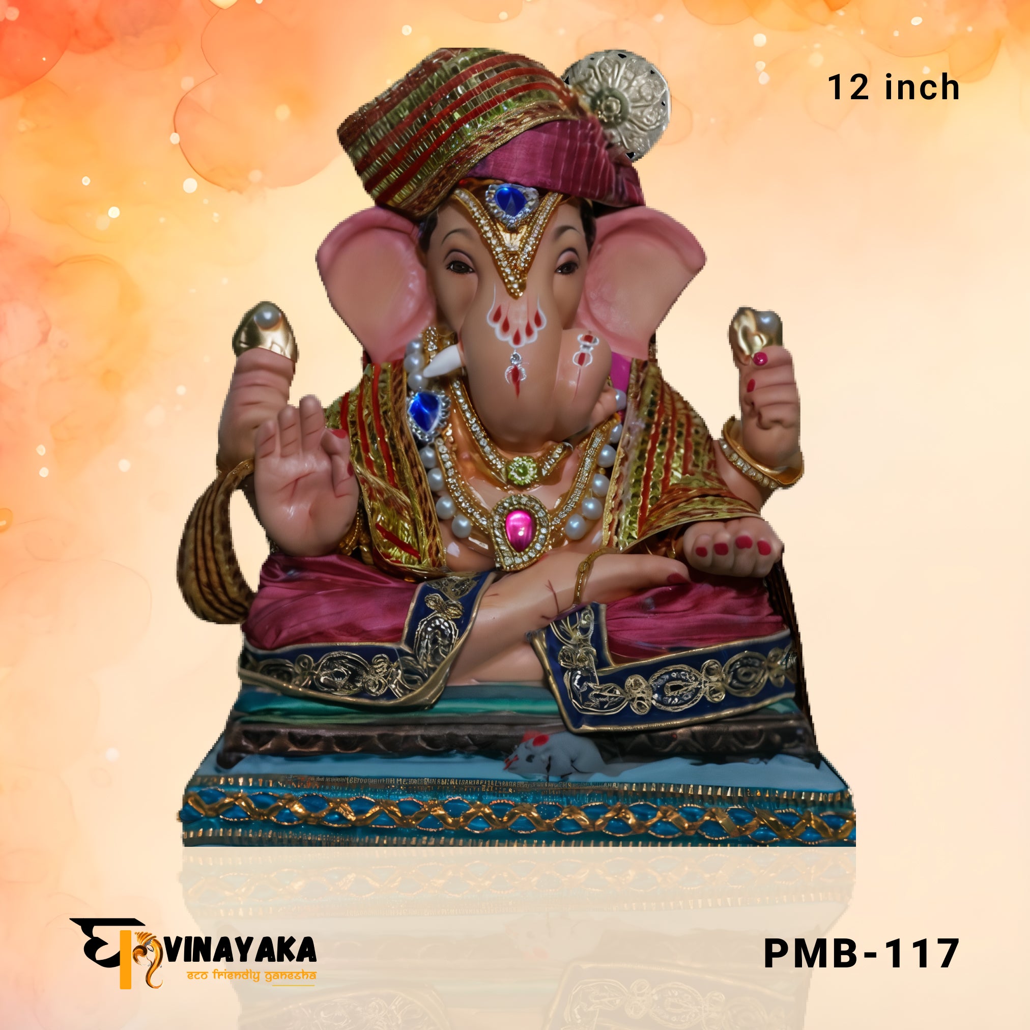 PM004-3 12 Inch (Eco Friendly Ganpati)