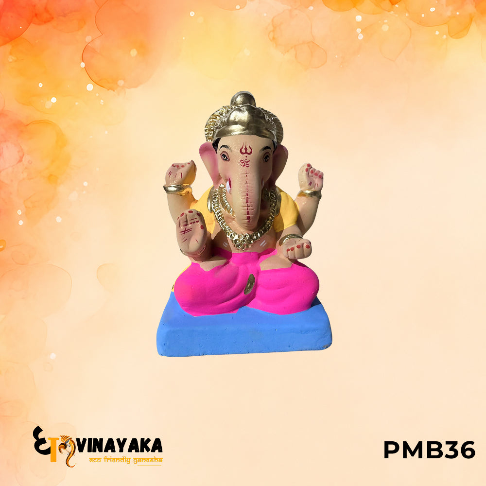PMB36 - 8 Inch Eco Friendly Ganesha Idol
