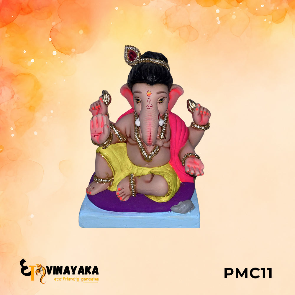 PMC11 - 10 Inch Eco Friendly Ganesha Idol