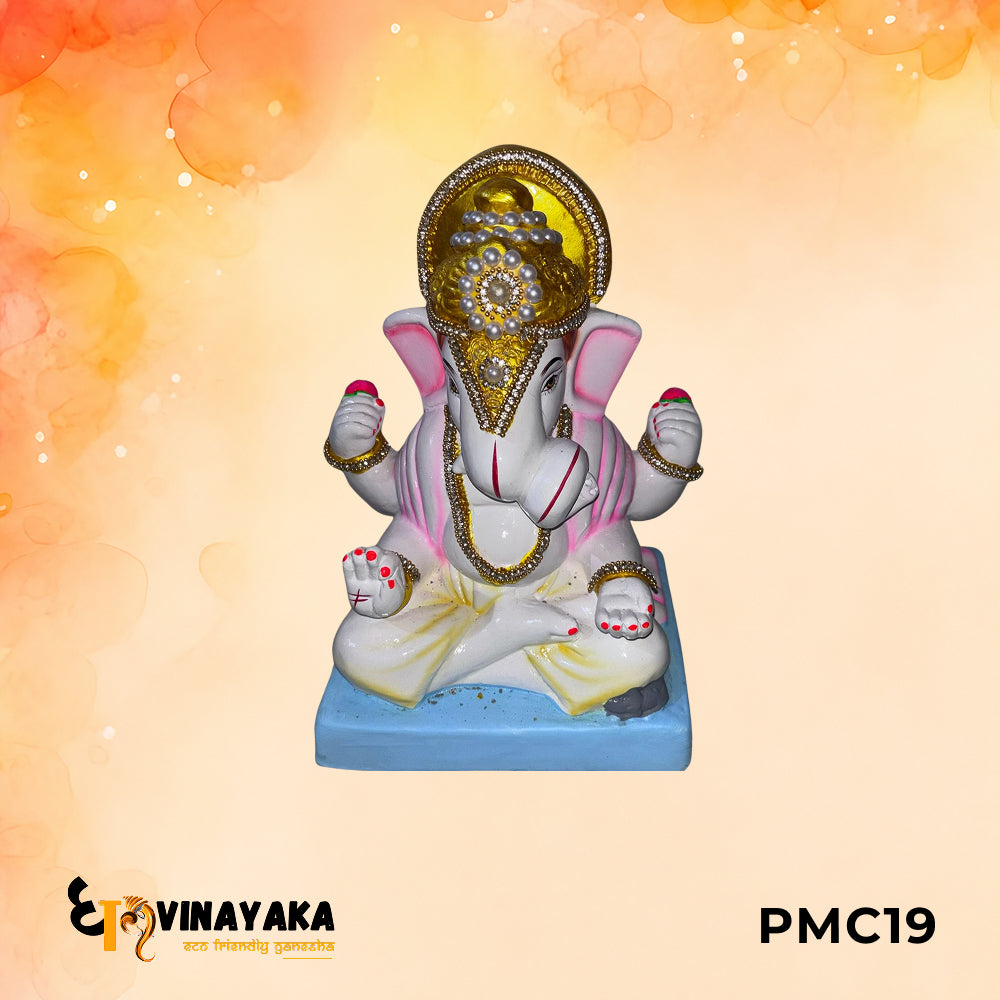 PMC19 - 10 Inch Eco Friendly Ganesha Idol