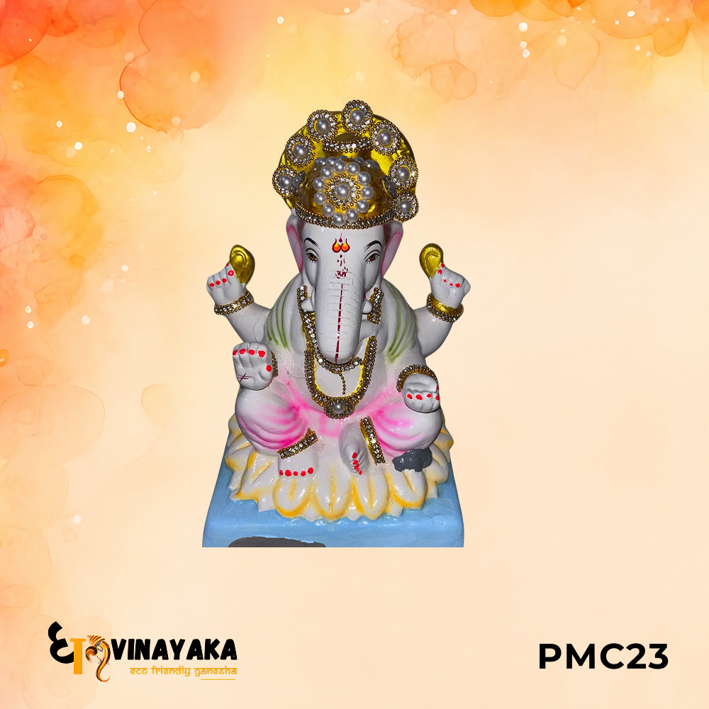 PMC23 - 10 Inch Eco Friendly Ganesha Idol