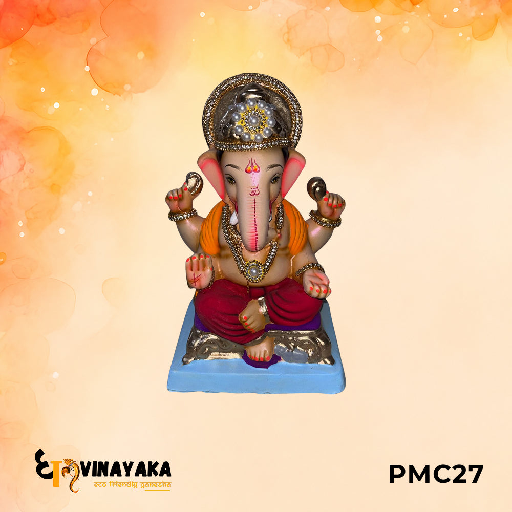 PMC27 - 10 Inch Eco Friendly Ganesha Idol