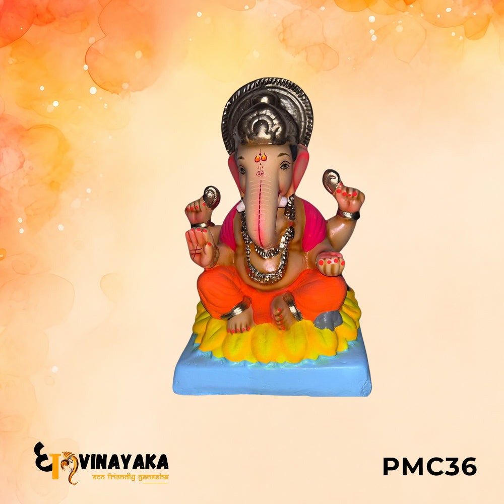 PMC36 - 10 Inch Eco Friendly Ganesha Idol