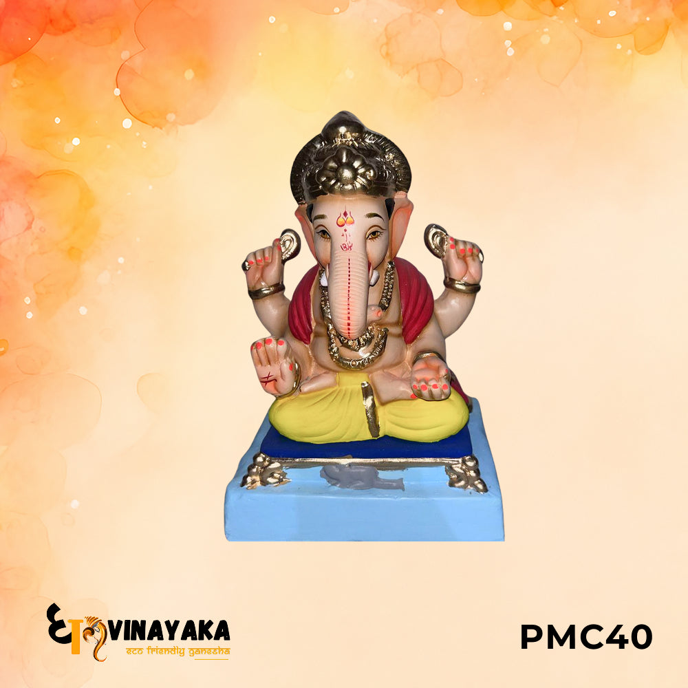 PMC40 - 10 Inch Eco Friendly Ganesha Idol