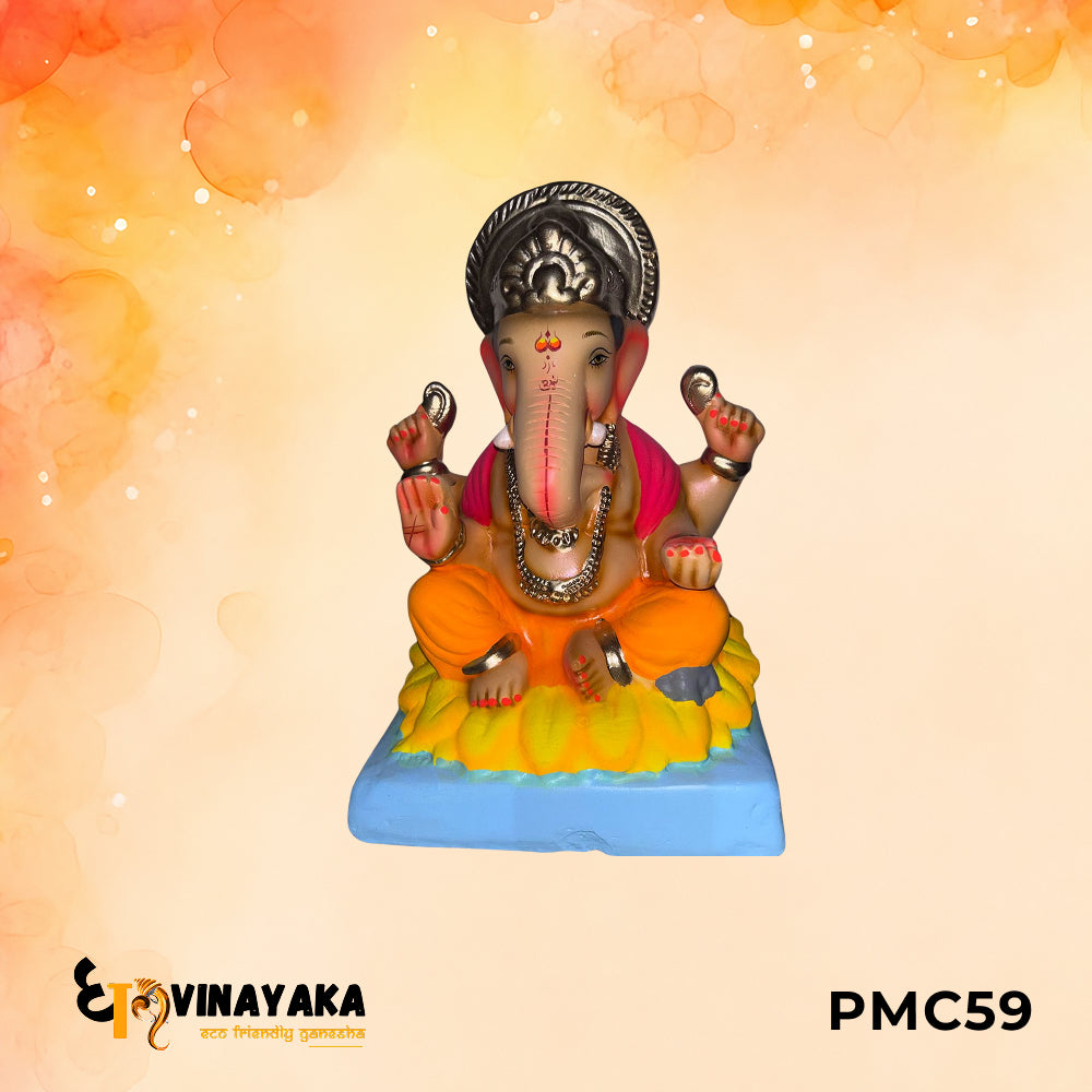 PMC59 - 10 Inch Eco Friendly Ganesha Idol
