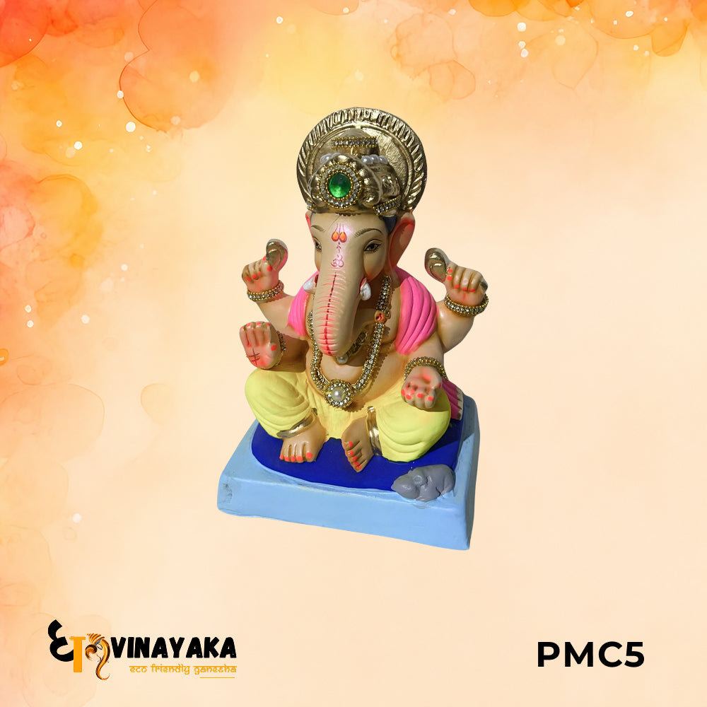 PMC5 - 10 Inch Eco Friendly Ganesha Idol