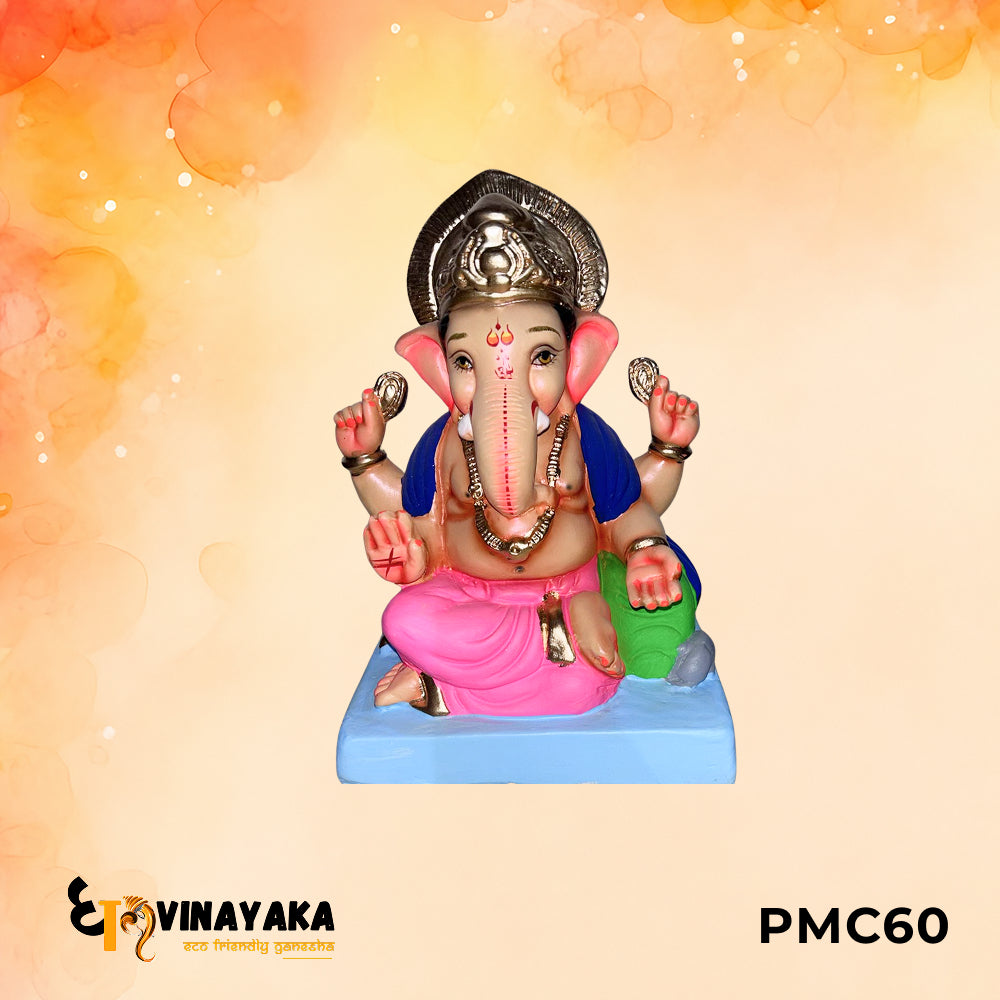 PMC60 - 10 Inch Eco Friendly Ganesha Idol