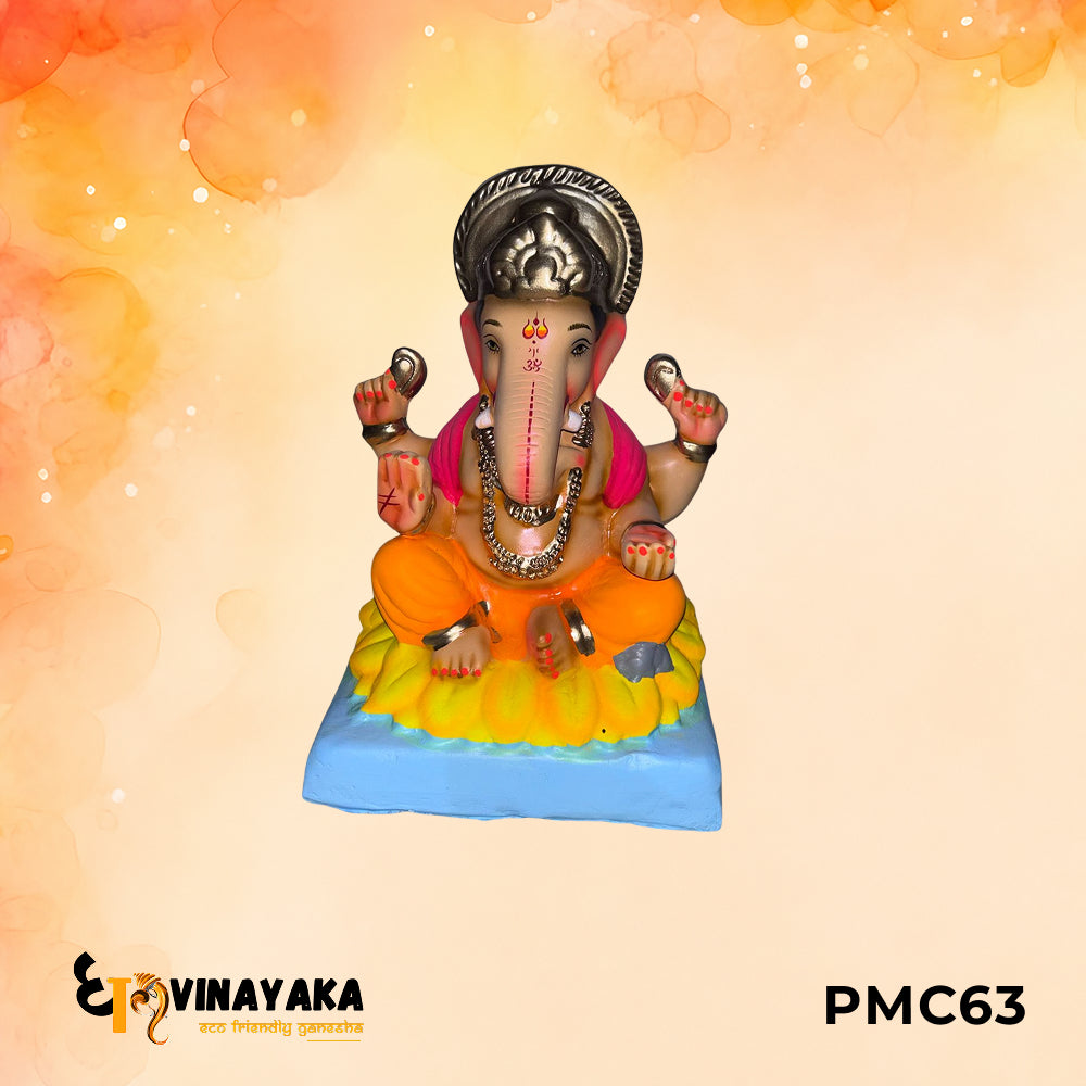 PMC63 - 10 Inch Eco Friendly Ganesha Idol