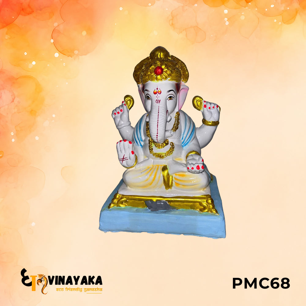 PMC68 - 10 Inch Eco Friendly Ganesha Idol