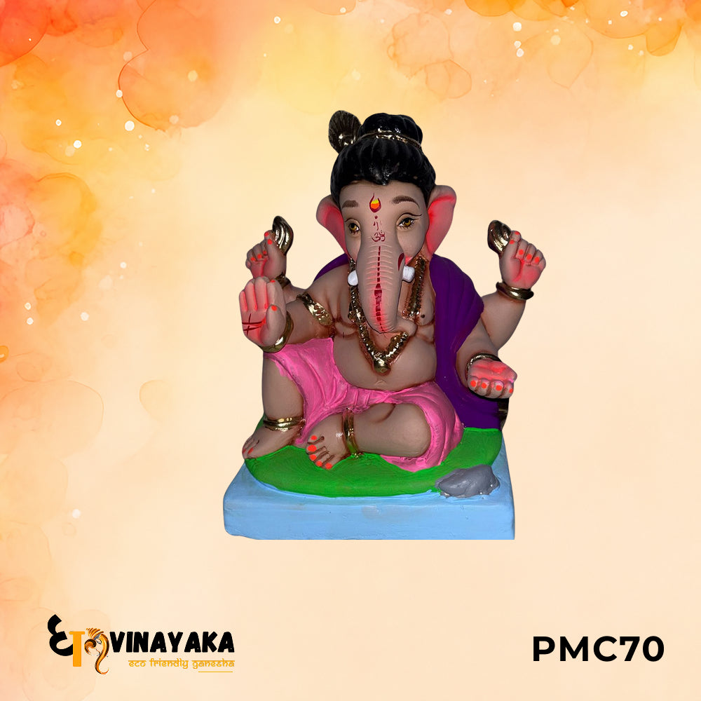 PMC70 - 10 Inch Eco Friendly Ganesha Idol