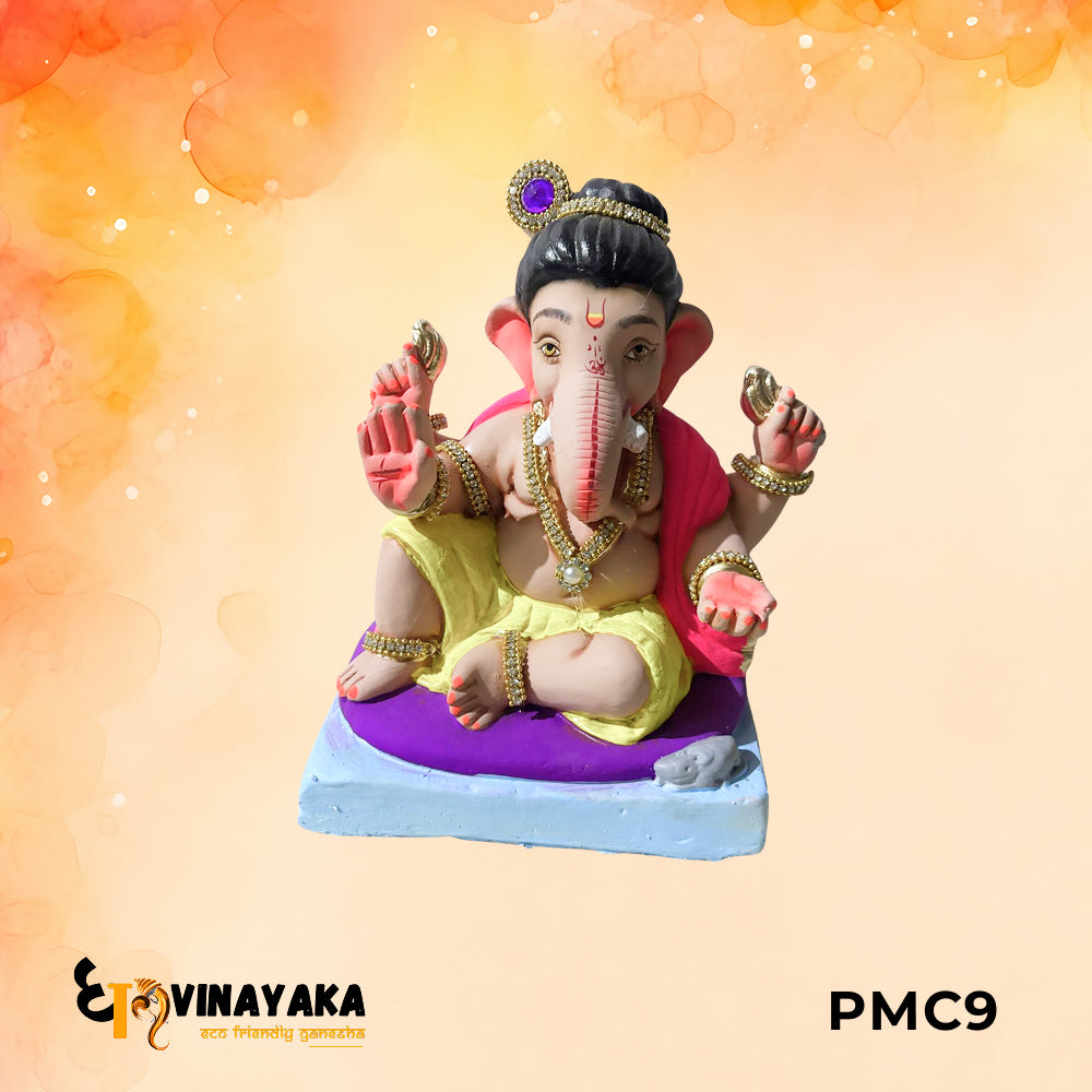PMC9 - 10 Inch Eco Friendly Ganesha Idol
