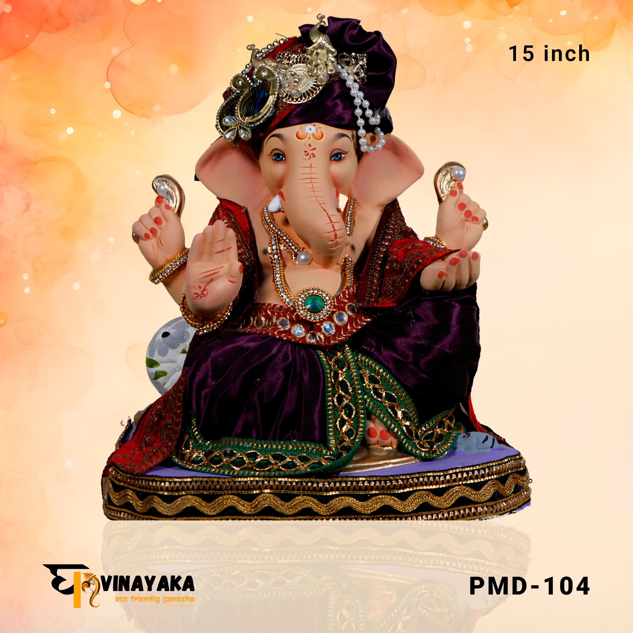 PM036-1  15-Inch (Eco friendly Ganpati)