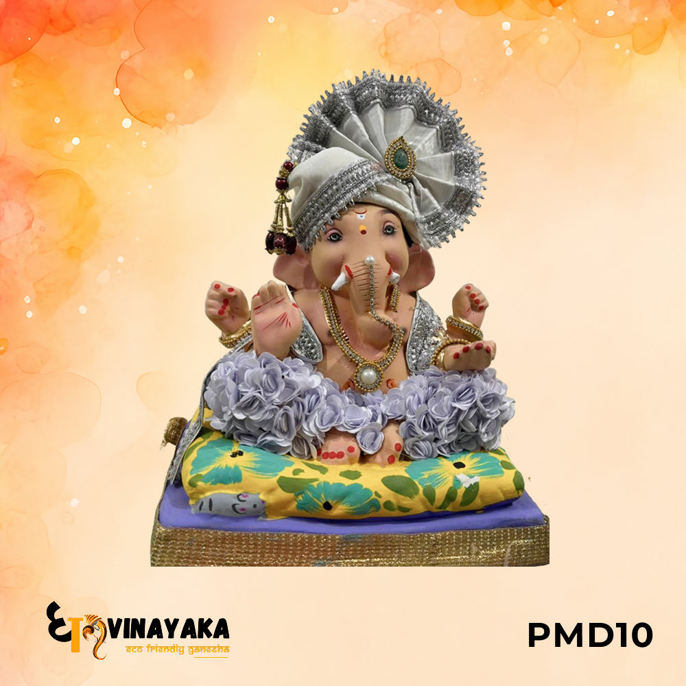 PMD10 - 12 Inch Eco Friendly Ganesha Idol