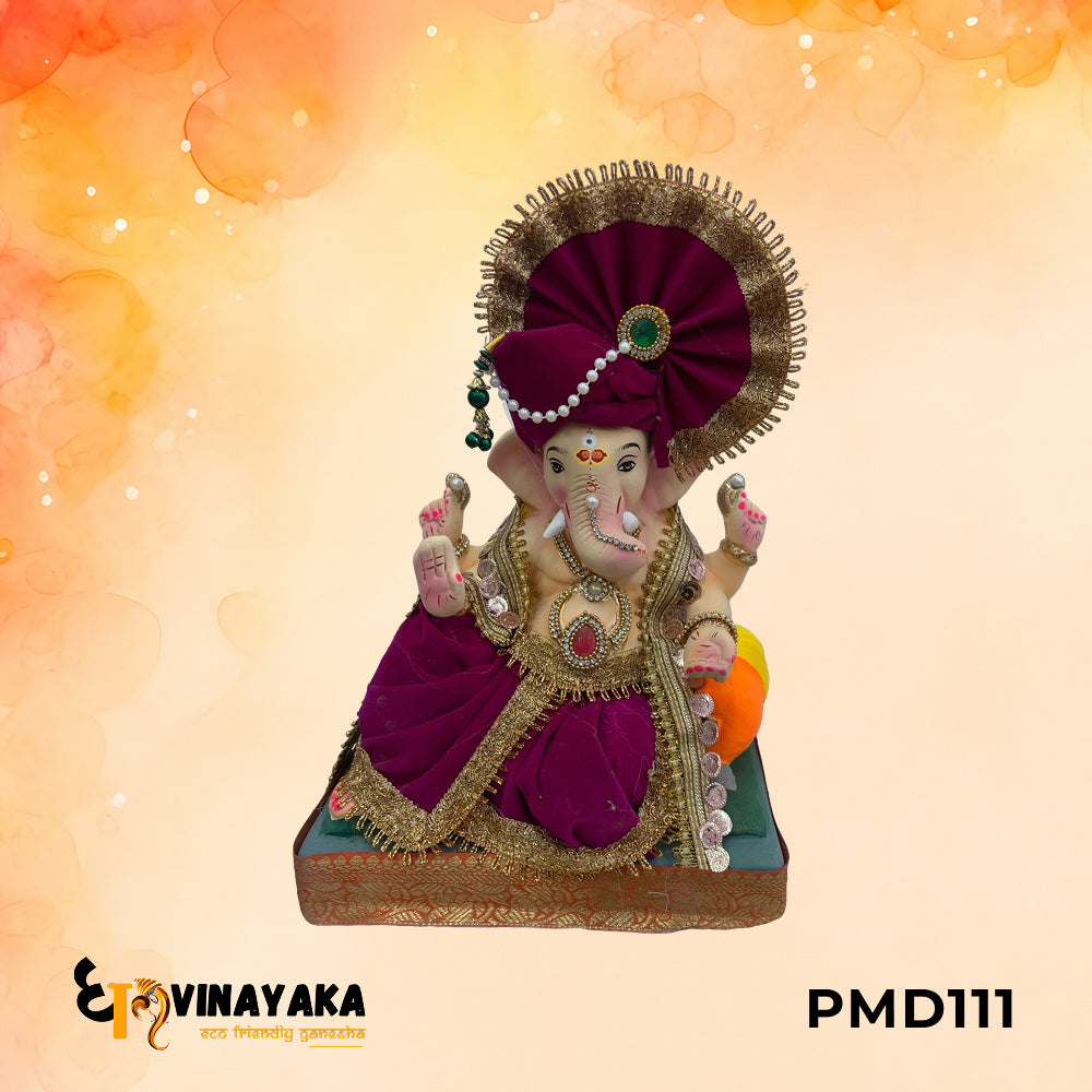PMD111 - 12 Inch Eco Friendly Ganesha Idol