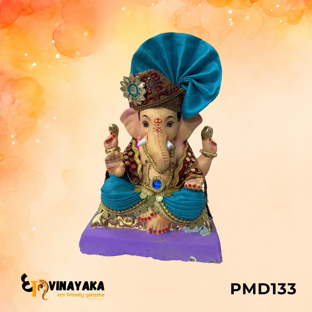 PMD133 - 12 Inch Eco Friendly Ganesha Idol