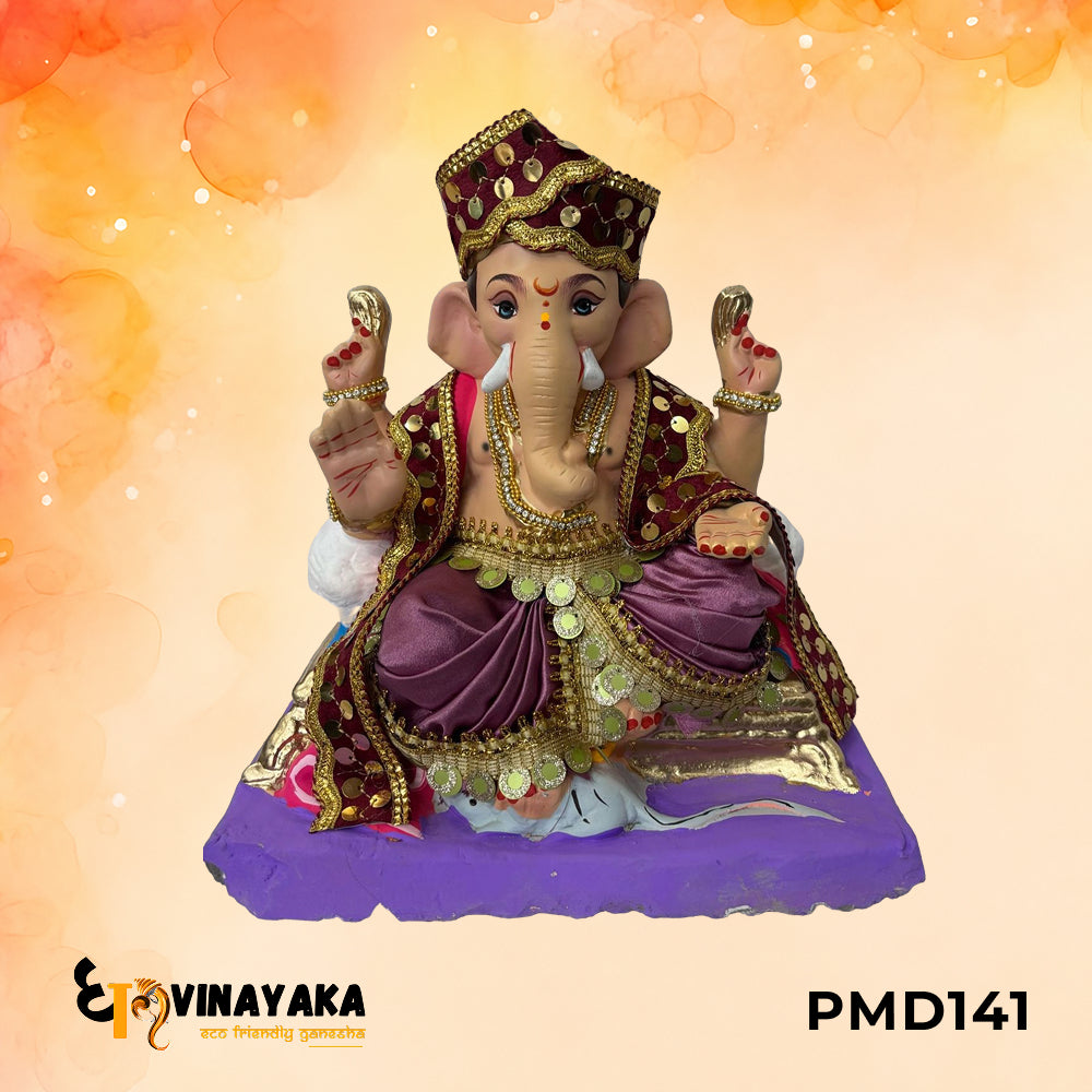 PMD141 - 12 Inch Eco Friendly Ganesha Idol