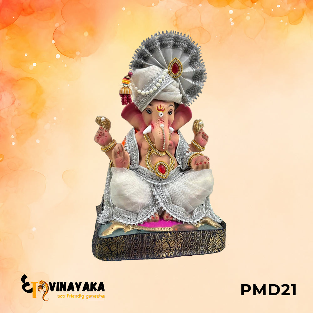 PMD21 - 12 Inch Eco Friendly Ganesha Idol