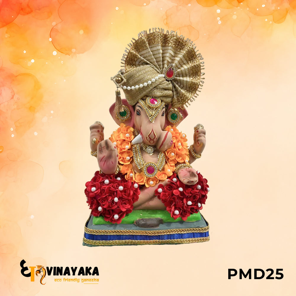 PMD25 - 12 Inch Eco Friendly Ganesha Idol