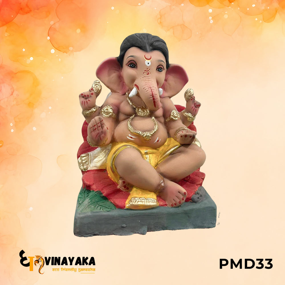 PMD33 - 12 Inch Eco Friendly Ganesha Idol