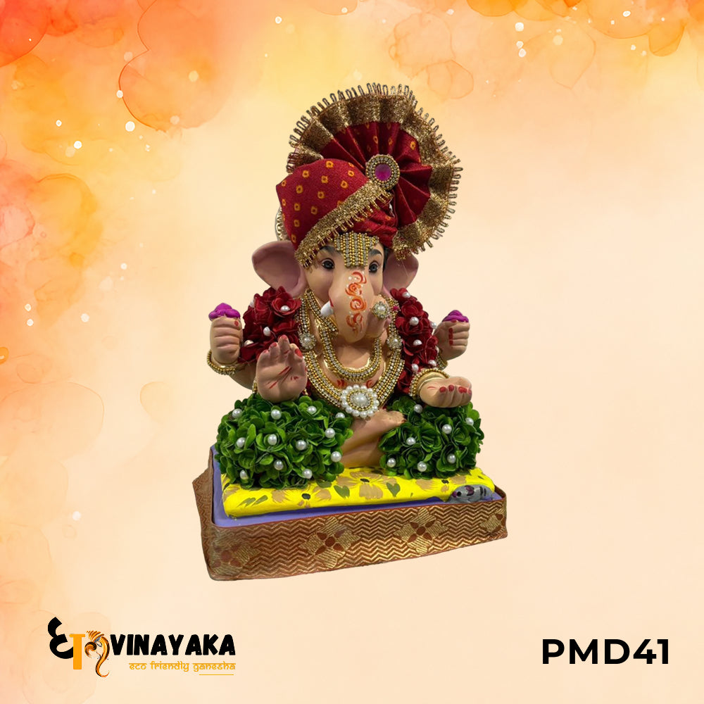 PMD41 - 12 Inch Eco Friendly Ganesha Idol