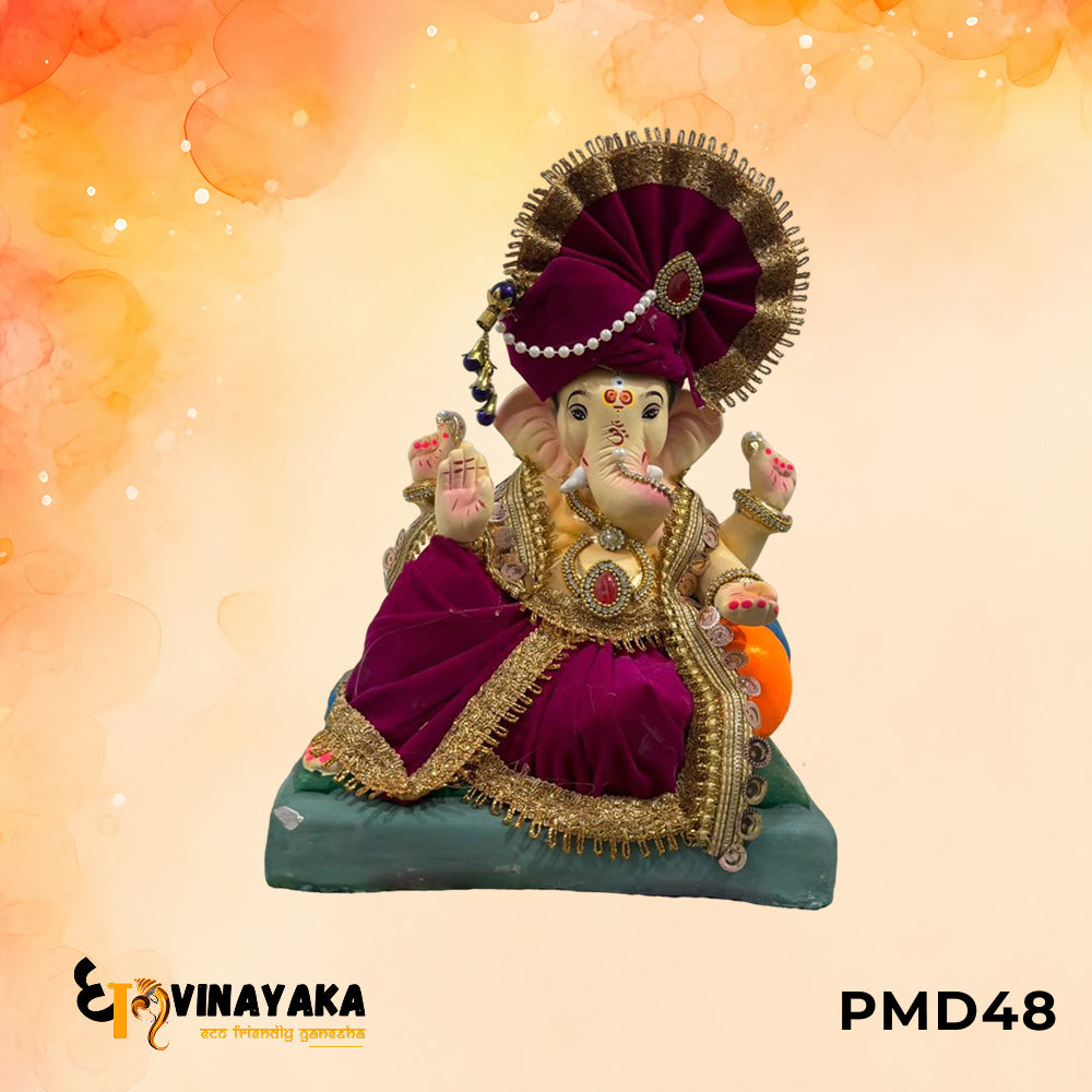 PMD48 - 12 Inch Eco Friendly Ganesha Idol