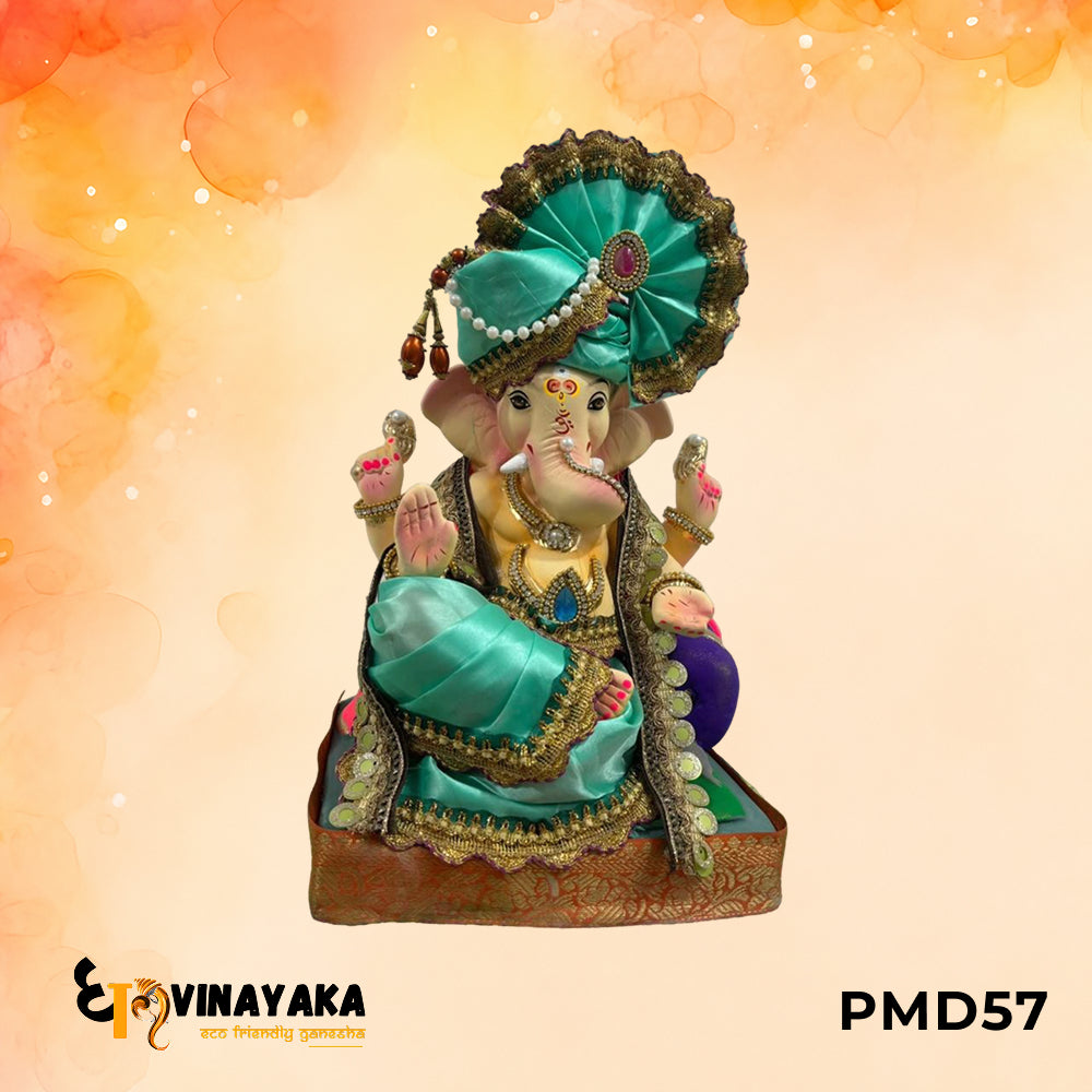 PMD57 - 12 Inch Eco Friendly Ganesha Idol