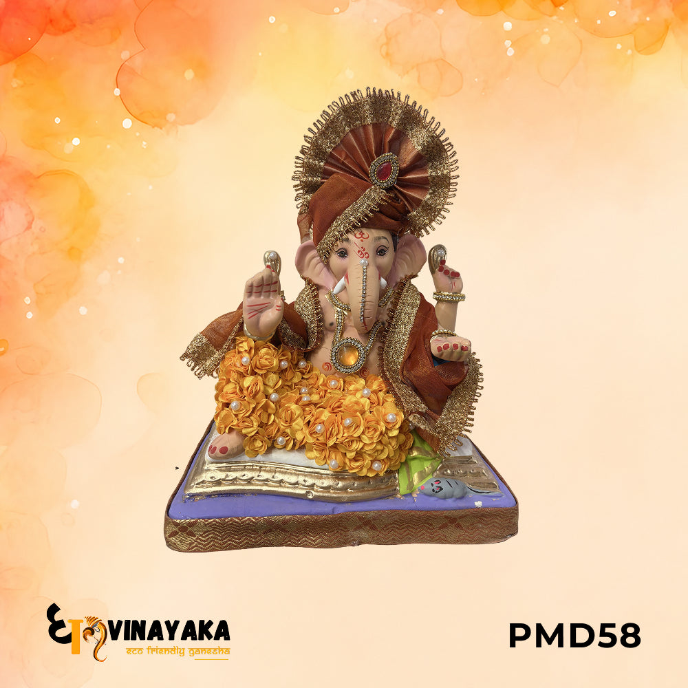 PMD58 - 12 Inch Eco Friendly Ganesha Idol