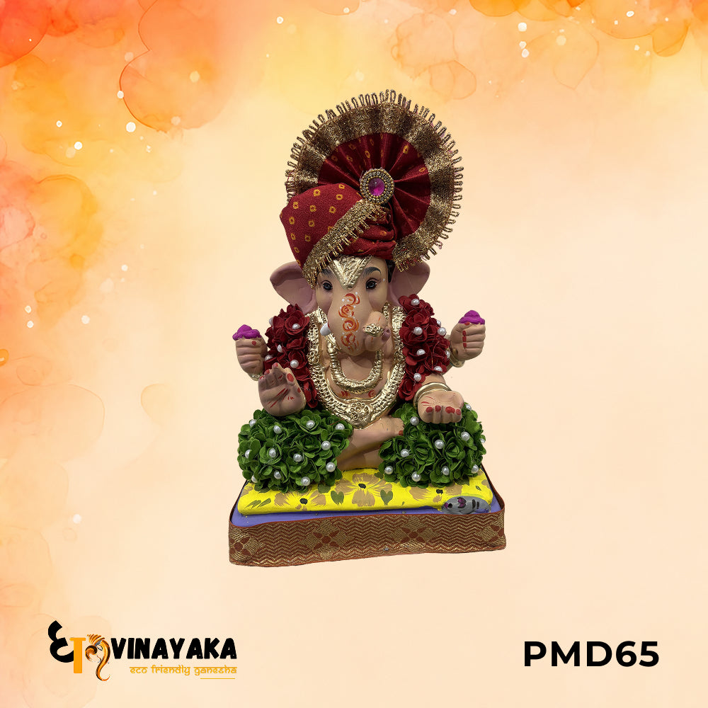 PMD65 - 12 Inch Eco Friendly Ganesha Idol