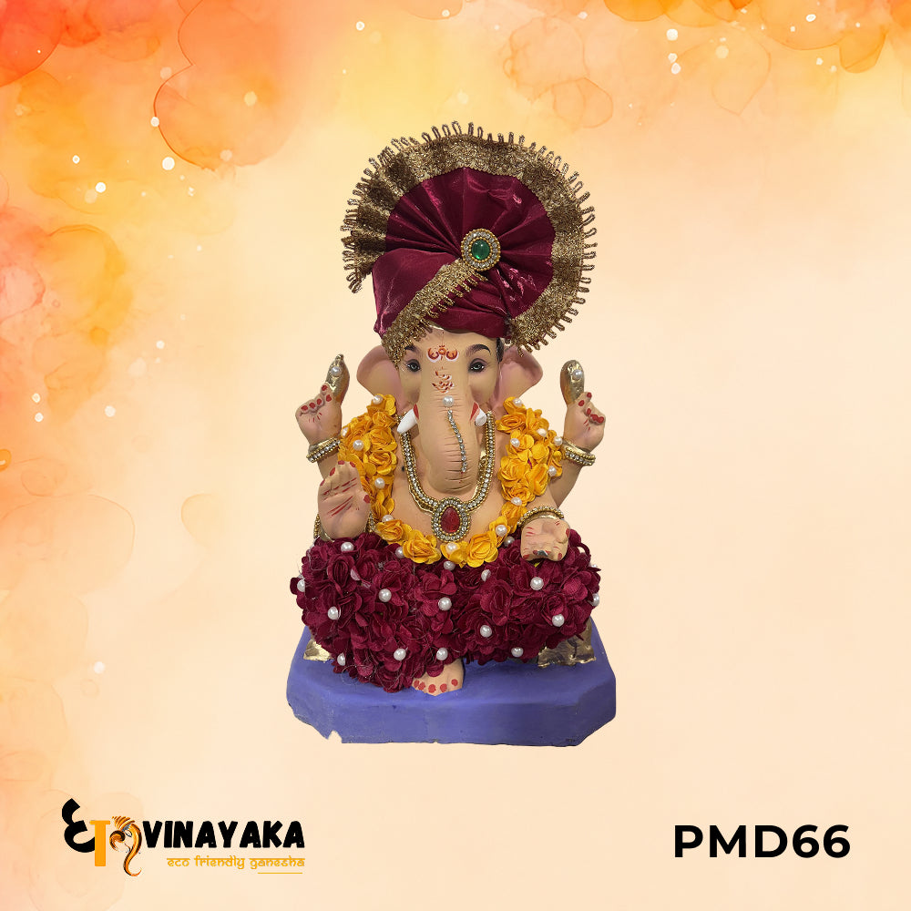 PMD66 - 12 Inch Eco Friendly Ganesha Idol
