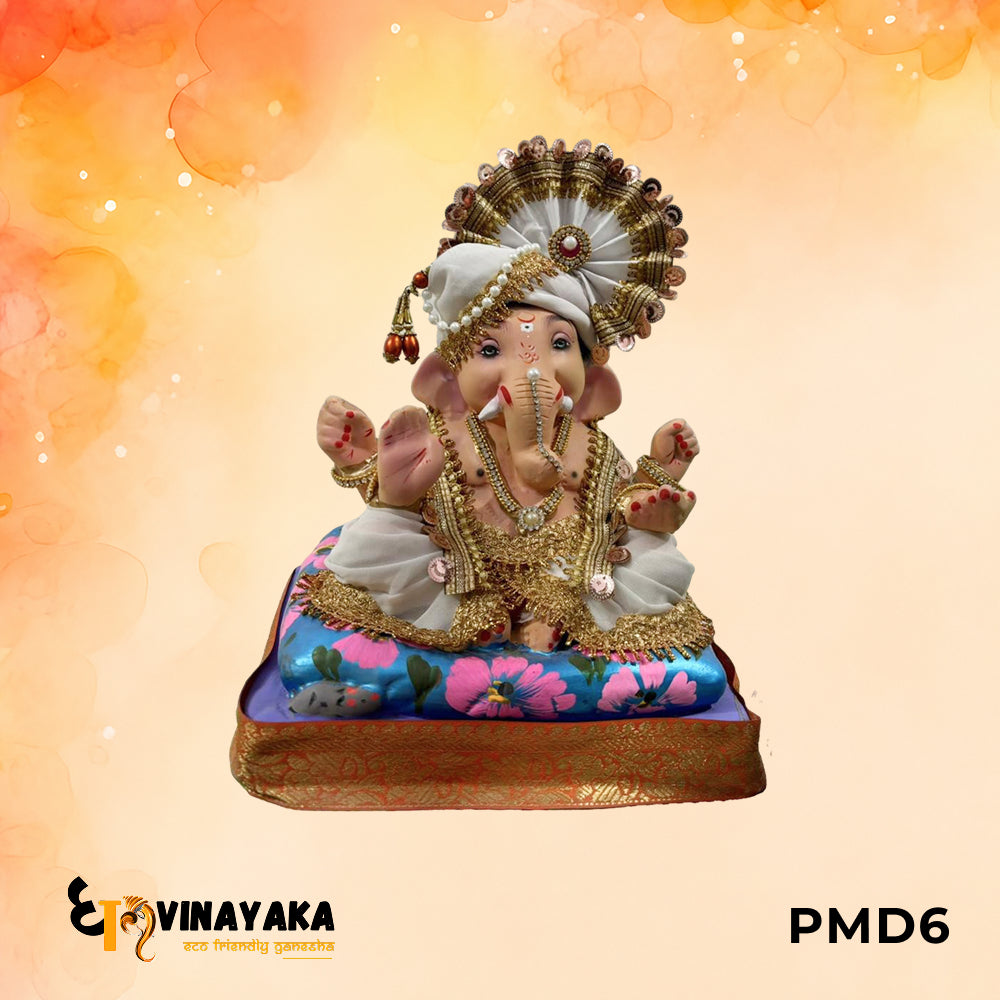 PMD6 - 12 Inch Eco Friendly Ganesha Idol