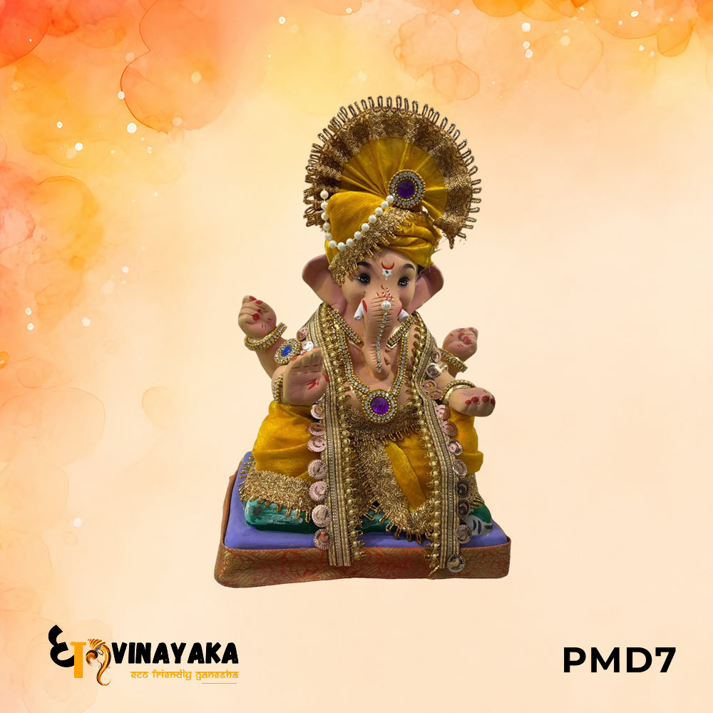 PMD7 - 12 Inch Eco Friendly Ganesha Idol